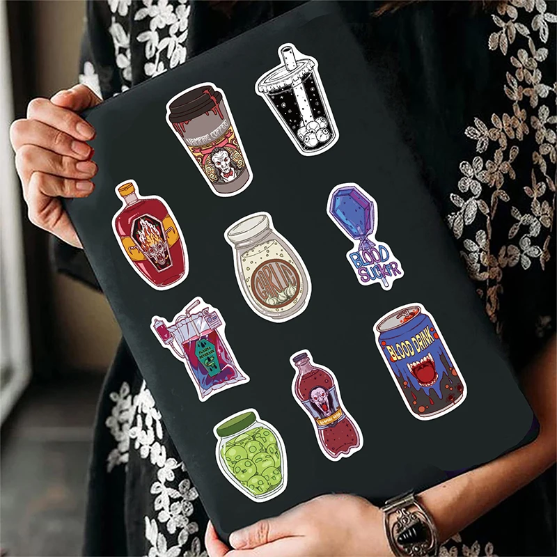 50PCS Zombie Food Stickers Cut - Zombie Snacks recensie en prijs